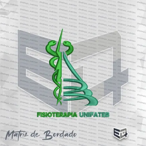 Matriz de Bordado Fisioterapia Unifateb