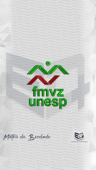 Matriz de Bordado Fmvz Unesp Logo