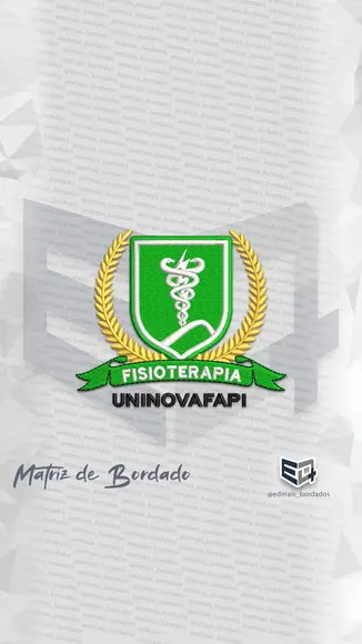 Matriz de Bordado Fisioterapia Uninovafapi