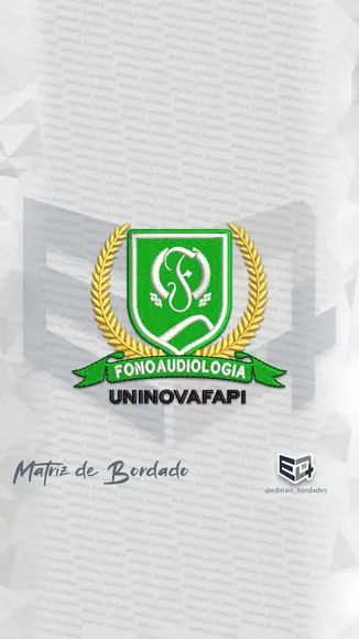 Matriz de Bordado Fonoaudiologia Uninovafapi
