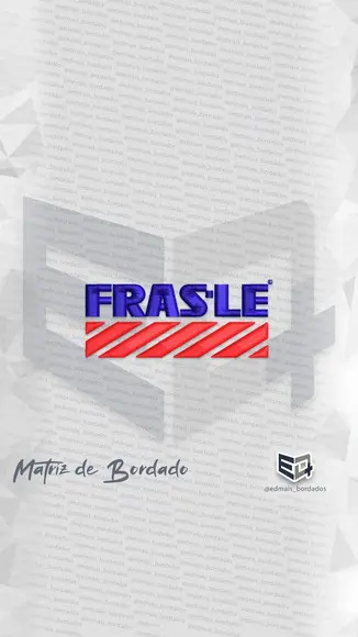 Matriz de Bordado Fras-le Frasle Logo Simbolo Marca