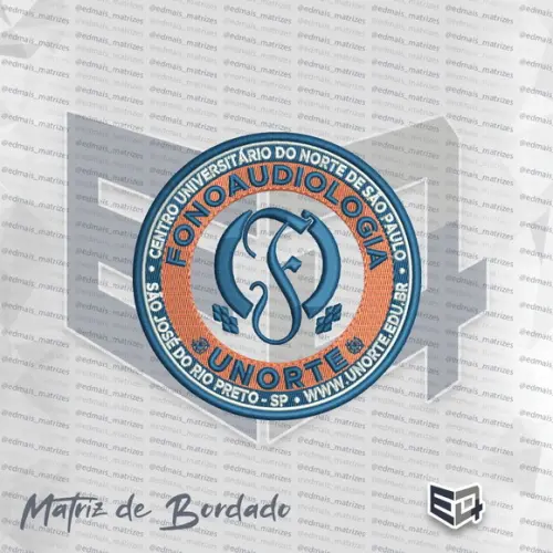 Matriz de Bordado Fonoaudiologia - Unorte