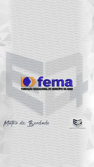 Matriz de Bordado Fundação Educ, do Mun. de Assis Fema