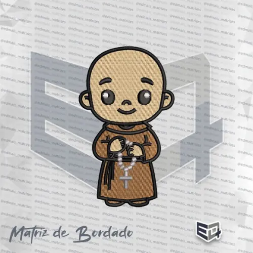 Matriz de Bordado Frei Gilson - Estilo Infantil