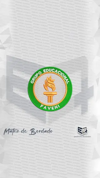 Matriz de Bordado Grupo Educancional Faveni Patch