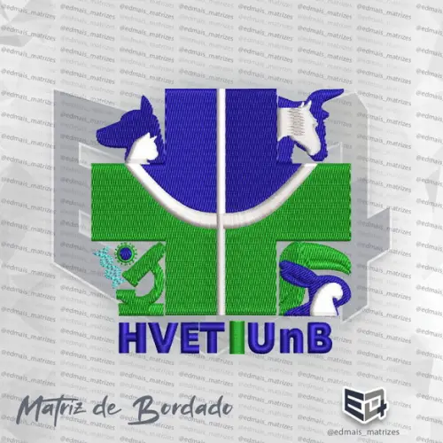 Matriz de Bordado Hvet - Hospital Veterinário Unb