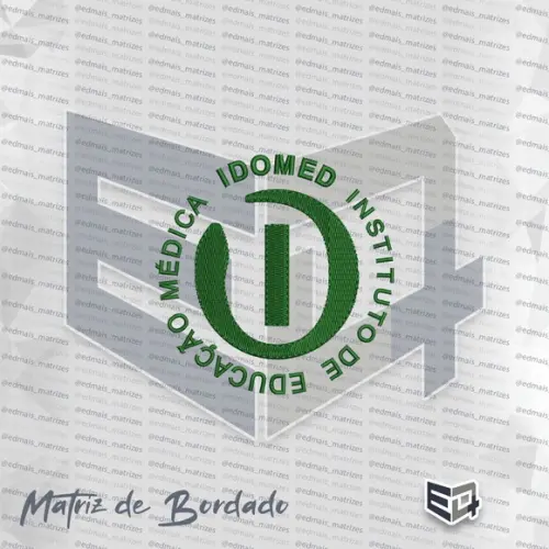 Matriz de Bordado Idomed Instituto de Educação Médica - Circ