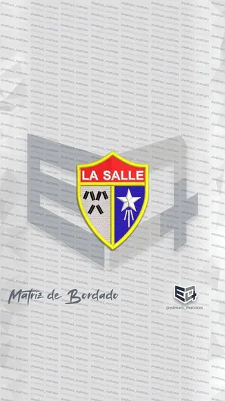 Matriz de Bordado La Salle Brasao