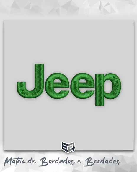 Matriz de Bordado Logo Jeep