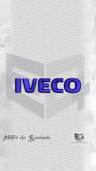 Matriz de Bordado Logo Iveco