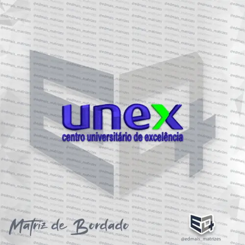 Matriz de Bordado Logo Unex