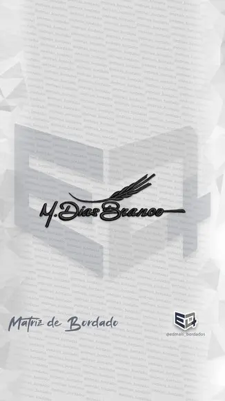 Matriz de Bordado M. Dias Branco Fardamento Logo