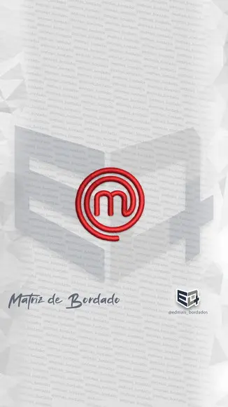 Matriz de Bordado Masterchef Logo