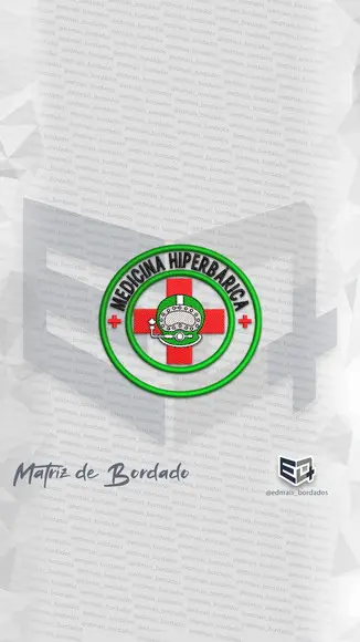 Matriz de Bordado Medicina Hiperbárica