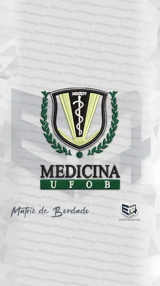 Matriz de Bordado Medicina Ufob