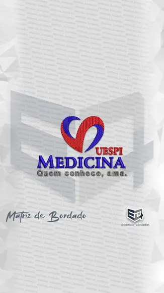 Matriz de Bordado Medicina Uespi