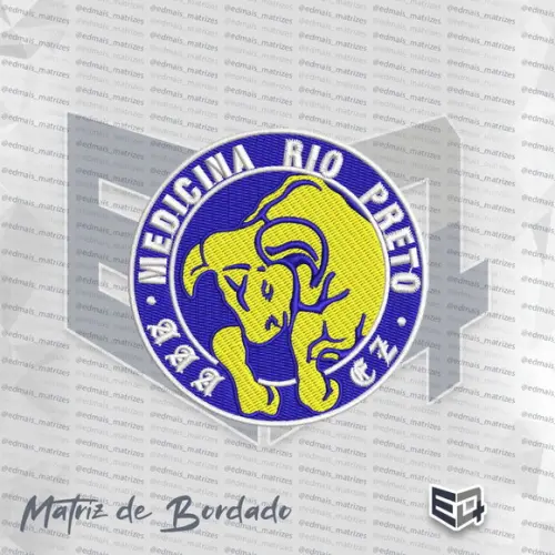 Matriz de Bordado Medicina Rio Preto Aaaez