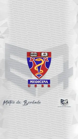 Matriz de Bordado Medicina Uesb
