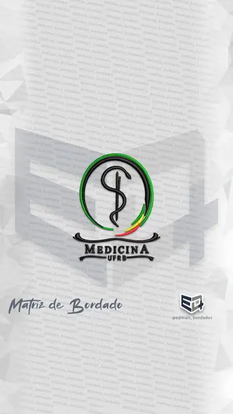 Matriz de Bordado Medicina Ufrb