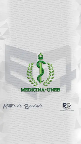 Matriz de Bordado Medicina Uneb