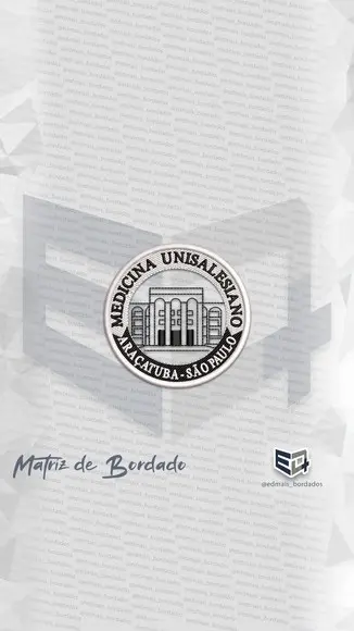 Matriz de Bordado Medicina Unisalesiano Araçatuba
