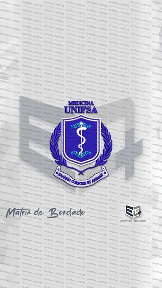 Matriz de Bordado Medicina Unifsa