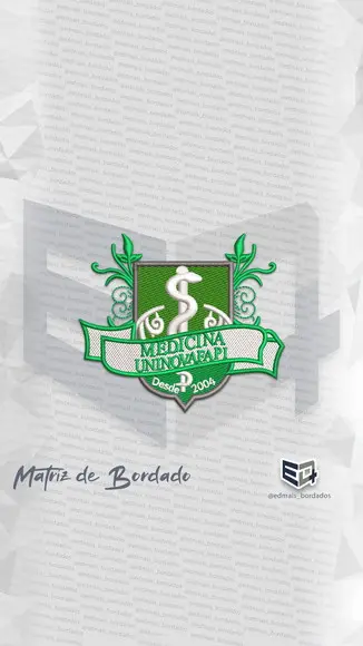 Matriz de Bordado Medicina Uninovafapi