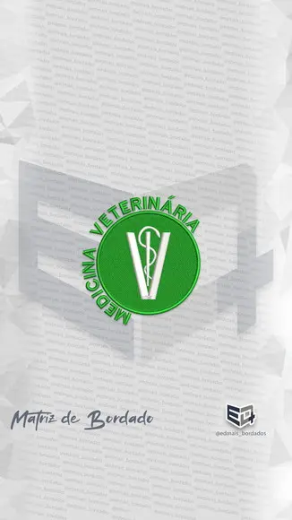 Matriz de Bordado Medicina Veterinária