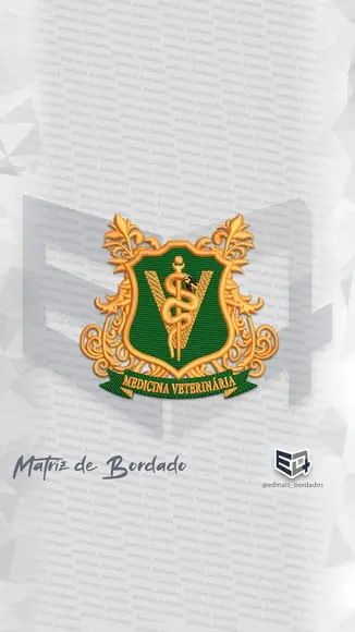 Matriz de Bordado Medicina Veterinária 6