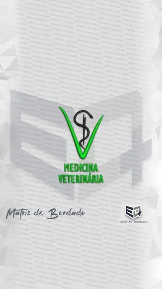 Matriz de Bordado Medicina Veterinária 5