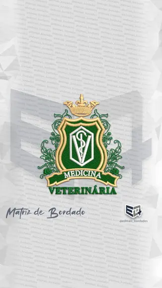 Matriz de Bordado Medicina Veterinária 7
