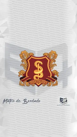 Matriz de Bordado Odontologia