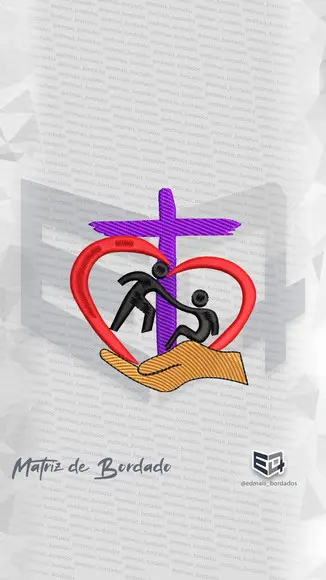 Matriz de Bordado Pastoral Acolhida