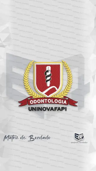 Matriz de Bordado Odontologia Uninovafapi Alfa