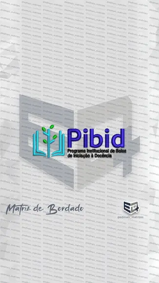 Matriz de Bordado Pibid