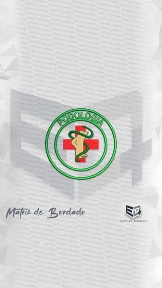 Matriz de Bordado Podologia 2
