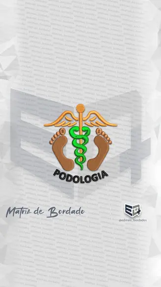 Matriz de Bordado Podologia 3