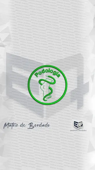 Matriz de Bordado Podologia