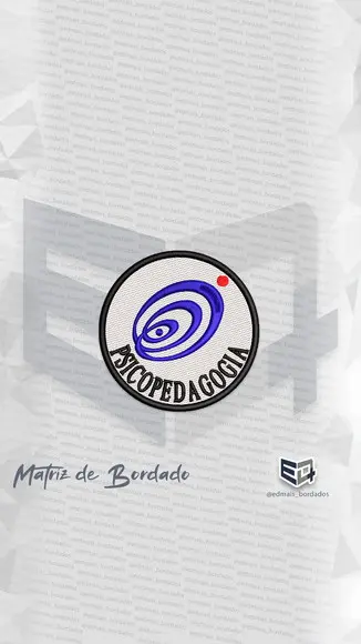Matriz de Bordado Psicopedagogia