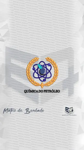 Matriz de Bordado Quimica do Petróleo