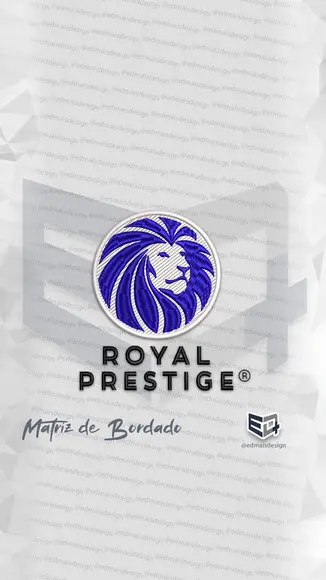 Matriz de Bordado Royal Prestige Vetical