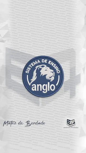 Matriz de Bordado Sistema Anglo de Ensino