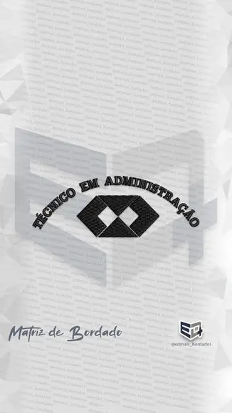Matriz de Bordado Técnico em Administração