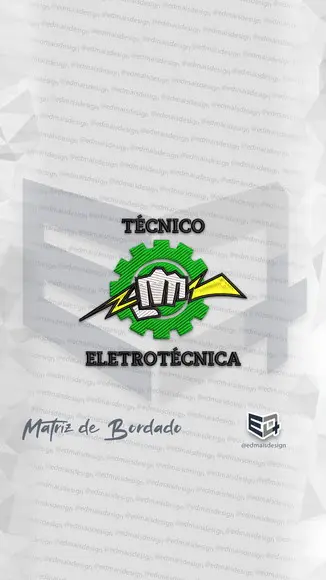 Matriz de Bordado Técnico Eletrotécnica Raío