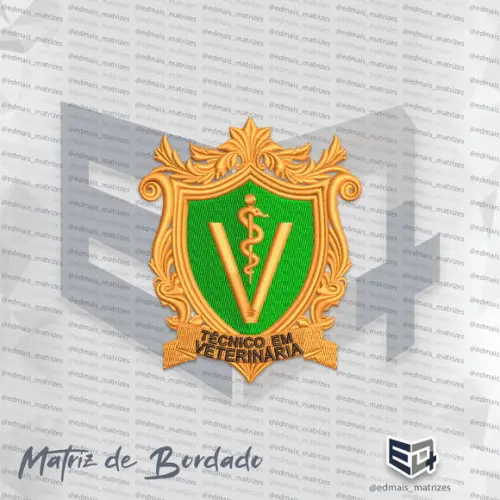 Matriz de Bordado Técnico em Veterinária 5