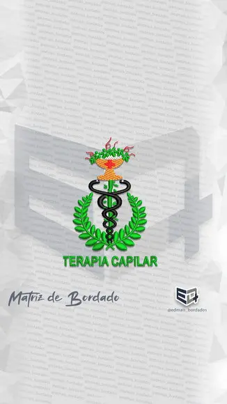 Matriz de Bordado Terapia Capilar