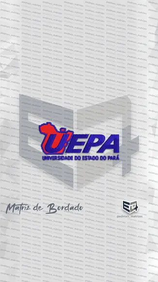 Matriz de Bordado Uepa Universidade Est. do Estado do Pará