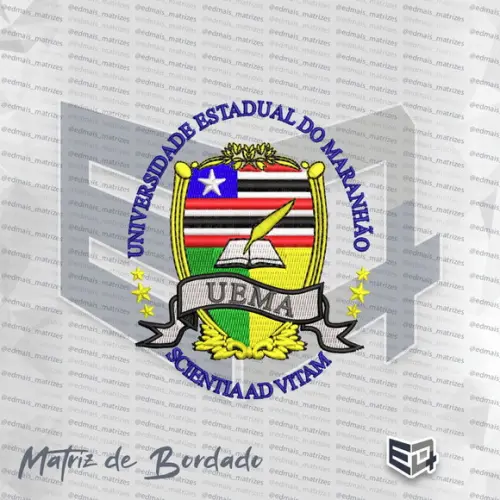 Matriz de Bordado Uema Universidade Estadual do Maranhão