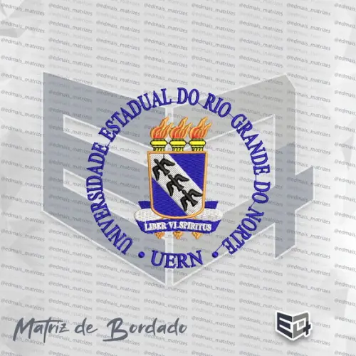 Matriz de Bordado Uern Universidade Estadual do Rn