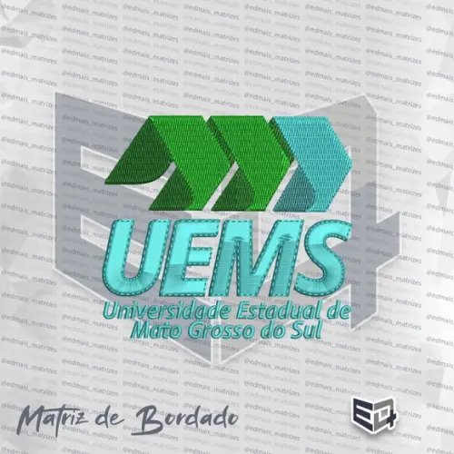 Matriz de Bordado Uems Universidade Estadual de Mato Grosso